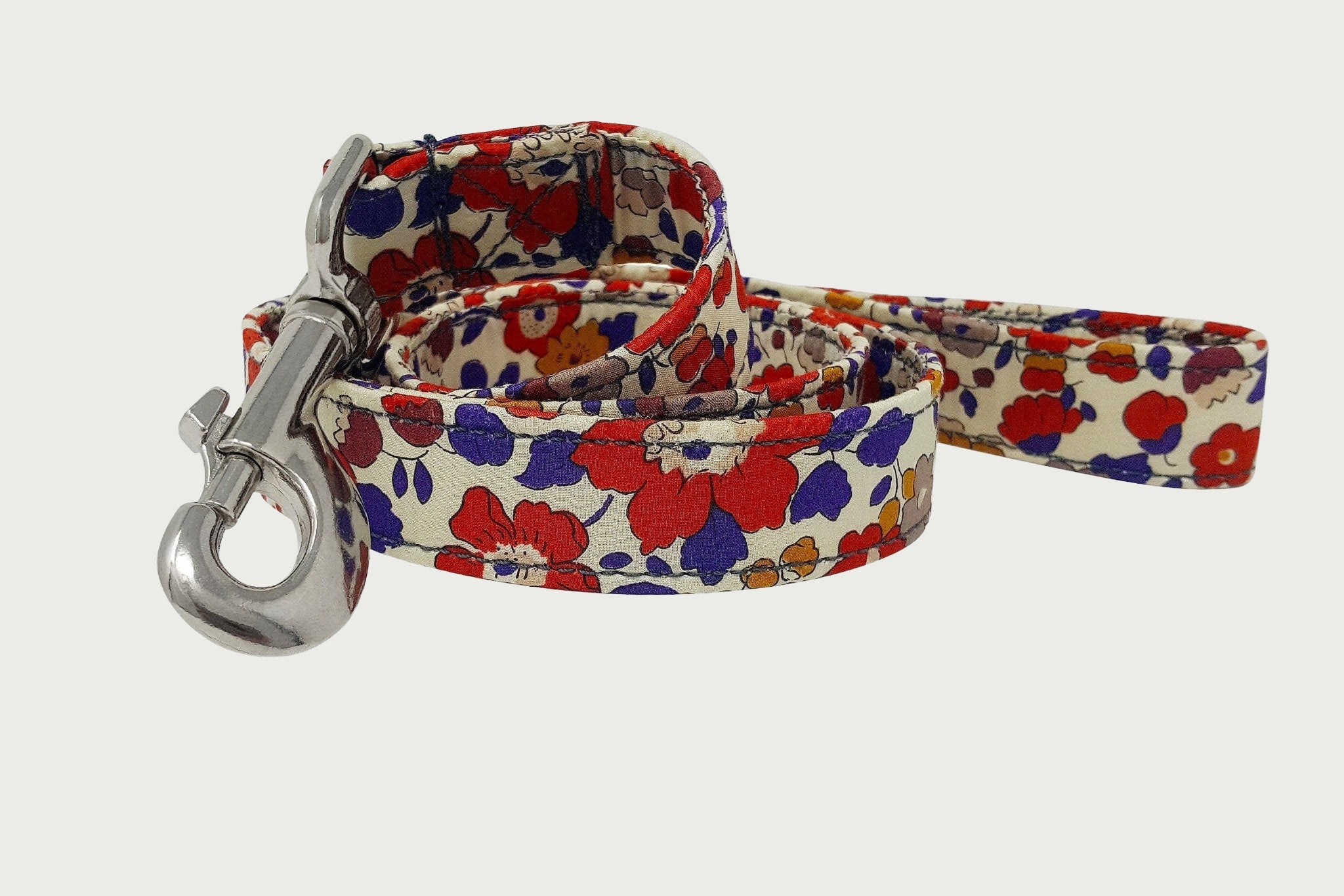 Liberty Dog Collar - Betsy | Floral Dog Collar | Adjustable Dog Collar | Strong Webbing | Strong Buckle | Washable